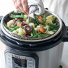 Πολυμάγειρας  Instant Pot Duo 80113006101, 1200W, 7,6 l, 13 προγράμματα, Για 8-12 μερίδες, Λειτουργία ρύθμισης και λήξεως, Ασημί