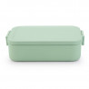 Κουτί τροφίμων Brabantia Make&Take 1006282, 1,1 l, Κούμπωμα, χωρίς BPA, Πράσινο