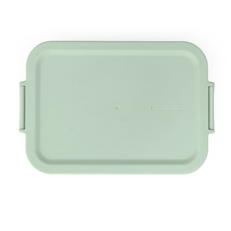 Κουτί τροφίμων Brabantia Make&Take 1006282, 1,1 l, Κούμπωμα, χωρίς BPA, Πράσινο