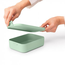 Κουτί τροφίμων Brabantia Make&Take 1006282, 1,1 l, Κούμπωμα, χωρίς BPA, Πράσινο
