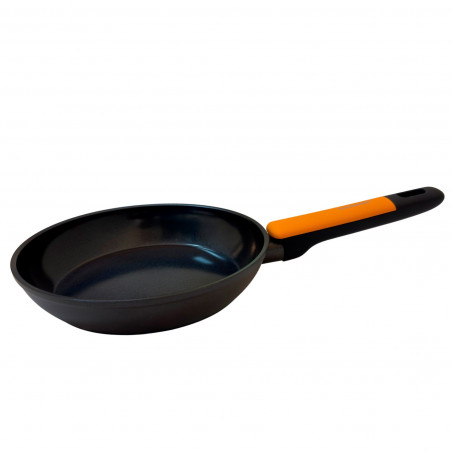 Τηγάνι Fackelmann Soft Collection 688617, 28x5 cm, επαγωγικό και φούρνου, μαλακή λαβή, Μαύρο