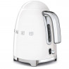 Ηλεκτρικός βραστήρας SMEG KLF03WHEU, 2400W, 1.7 l, Ανοξείδωτο, Πλένεται το φίλτρο, Αυτόματη απενεργοποίηση, Λευκό