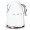 Ηλεκτρικός βραστήρας SMEG KLF03WHEU, 2400W, 1.7 l, Ανοξείδωτο, Πλένεται το φίλτρο, Αυτόματη απενεργοποίηση, Λευκό