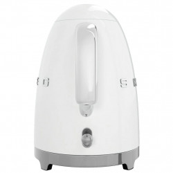 Ηλεκτρικός βραστήρας SMEG KLF03WHEU, 2400W, 1.7 l, Ανοξείδωτο, Πλένεται το φίλτρο, Αυτόματη απενεργοποίηση, Λευκό