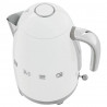 Ηλεκτρικός βραστήρας SMEG KLF03WHEU, 2400W, 1.7 l, Ανοξείδωτο, Πλένεται το φίλτρο, Αυτόματη απενεργοποίηση, Λευκό