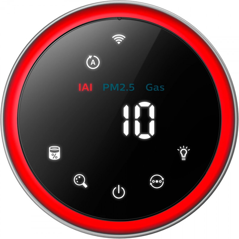 Καθαριστής αέρα Philips AC3033/10, Wi-Fi, 55W, Για έως 135 m2, HEPA, Έξυπνοι αισθητήρες, Λευκό/γκρι