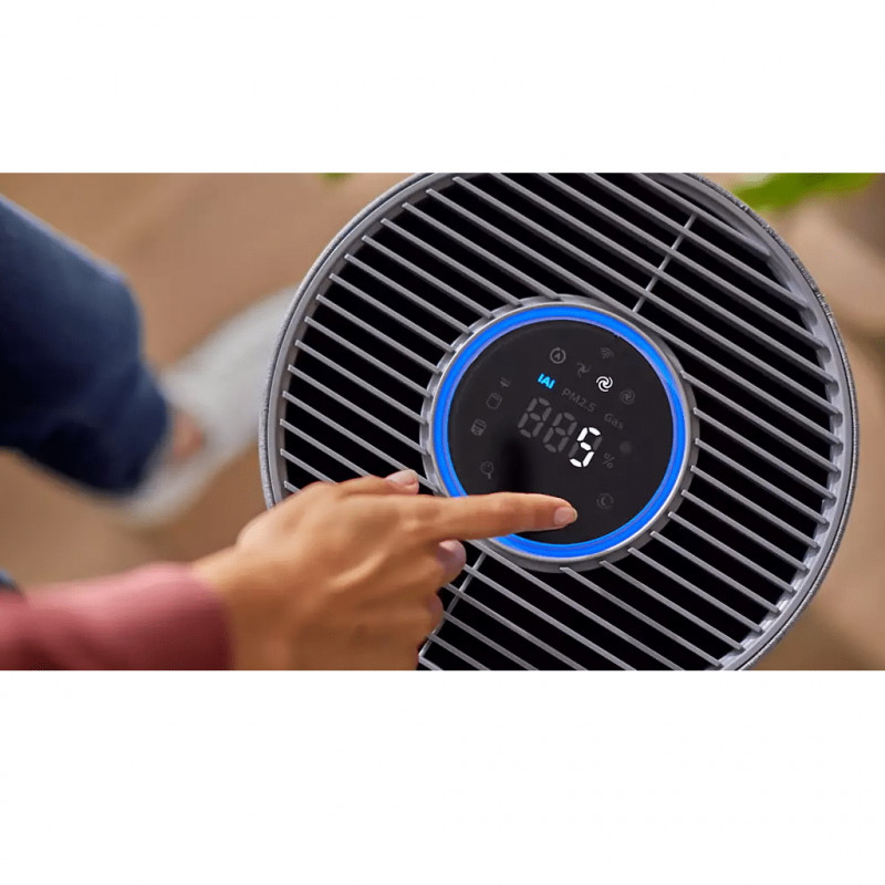 Καθαριστής αέρα Philips AC3033/10, Wi-Fi, 55W, Για έως 135 m2, HEPA, Έξυπνοι αισθητήρες, Λευκό/γκρι