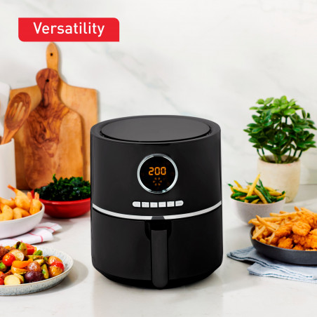 Tefal Easy Fry Ultra EY1118, 1200W, 4.2 l, 8 προγράμματα, Χρονοδιακόπτης, 6 στάδια, Μέχρι 200C, Μαύρο