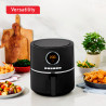 Tefal Easy Fry Ultra EY1118, 1200W, 4.2 l, 8 προγράμματα, Χρονοδιακόπτης, 6 στάδια, Μέχρι 200C, Μαύρο