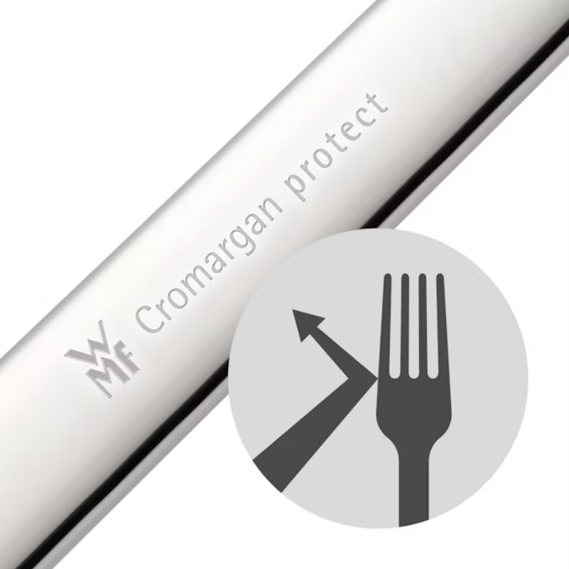 Σετ μαχαιροπήρουνων WMF Sentic Cromargan Protect, 30 τεμάχια, Ανοξείδωτο ατσάλι 18/10, Προστασία από γρατσουνιές και φθορές, Ασημί