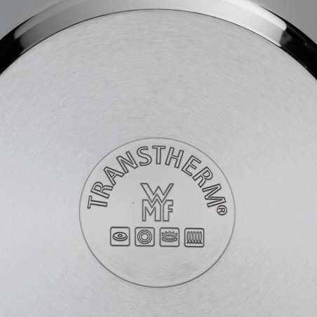 Σετ κατσαρόλες WMF Provence Plus 5, 9 μέρη, Ανοξείδωτο ατσάλι 18/10, Πάτος TransTherm πολλαπλών στρώσεων, Επαγωγή, Ασημί