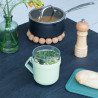 Κύπελλο σούπας με καπάκι Brabantia Make&Take 1006294, 600+180 ml, Καπάκι με βίδα, χωρίς BPA, Πράσινο