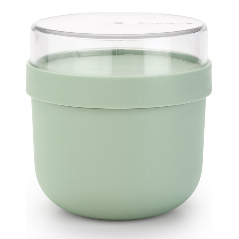 Μπολ πρωινού Brabantia Make&Take 1006297, 500+180 ml, Βιδωτό καπάκι, χωρίς BPA, Πράσινο