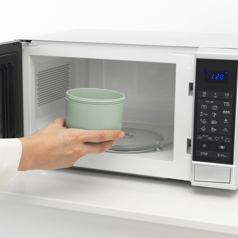 Μπολ πρωινού Brabantia Make&Take 1006297, 500+180 ml, Βιδωτό καπάκι, χωρίς BPA, Πράσινο