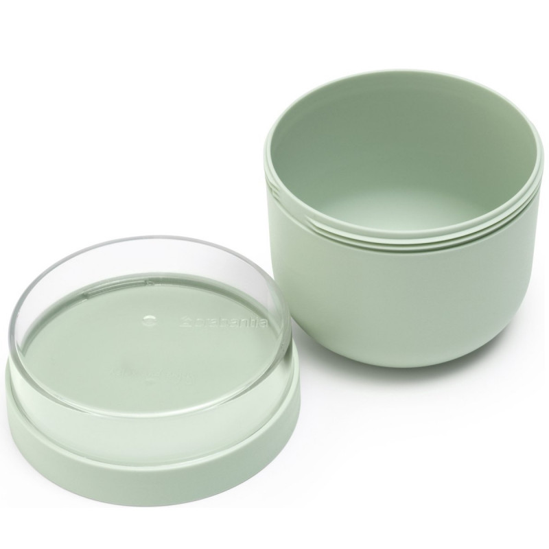 Μπολ πρωινού Brabantia Make&Take 1006297, 500+180 ml, Βιδωτό καπάκι, χωρίς BPA, Πράσινο
