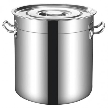 Καζάνι με καπάκι Rosberg R51211C45, 71,5 l, 45x45 cm, Inox