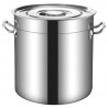 Καζάνι με καπάκι Rosberg R51211C45, 71,5 l, 45x45 cm, Inox