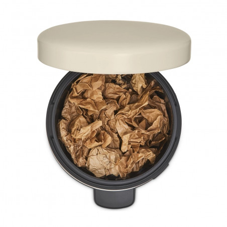 Κάδος με πεντάλ Brabantia NewIcon 1005531, 12 L, Ομαλό κλείσιμο, Αντιολισθητική βάση, Μπεζ