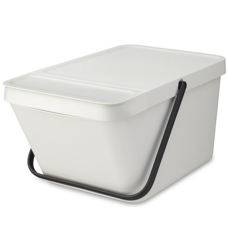 Κάδος διαχωρισμού απορριμμάτων Brabantia Sort&Go 1006312, 20 l, Στοιβαζόμενο, Γκρι