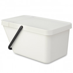 Κάδος διαχωρισμού απορριμμάτων Brabantia Sort&Go 1006312, 20 l, Στοιβαζόμενο, Γκρι