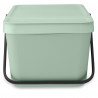 Κάδος διαχωρισμού απορριμμάτων Brabantia Sort&Go 1006311, 20 l, Στοιβαζόμενο, Ανοιχτό πράσινο