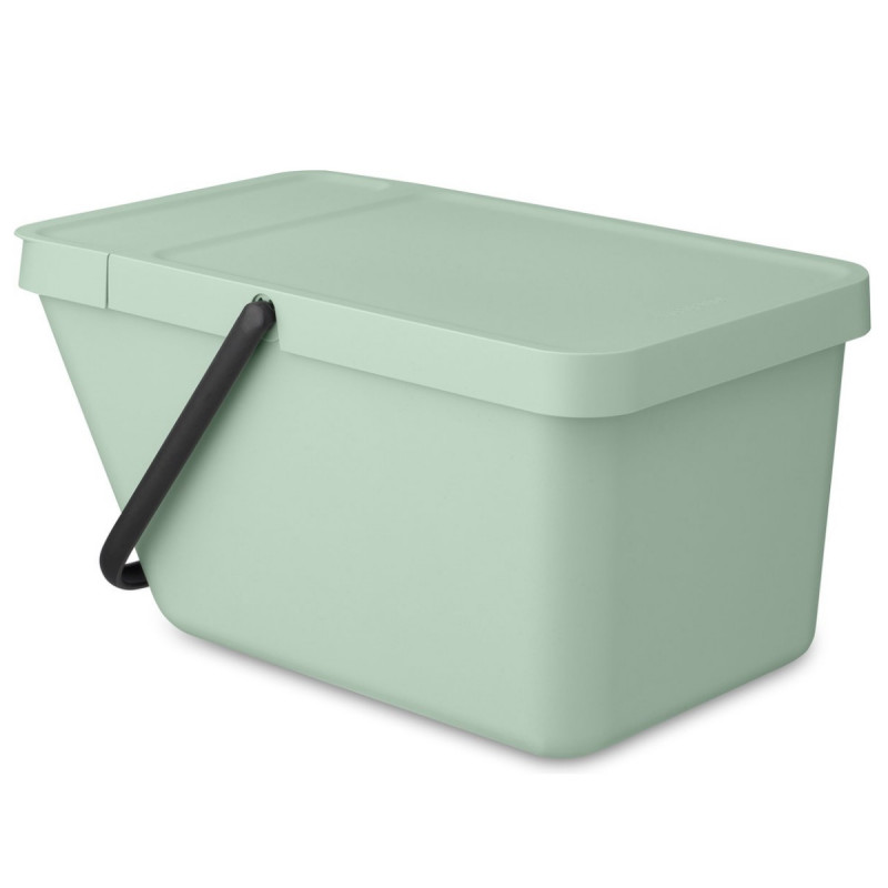 Κάδος διαχωρισμού απορριμμάτων Brabantia Sort&Go 1006311, 20 l, Στοιβαζόμενο, Ανοιχτό πράσινο