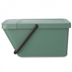 Κάδος διαχωρισμού απορριμμάτων Brabantia Sort&Go 1006309, 20 l, Στοιβαζόμενος, Σκούρο πράσινο