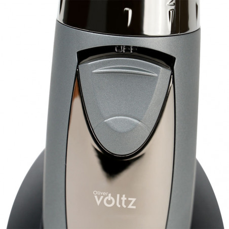 Κουρευτική μηχανή Oliver Voltz OV51810C, 3W, Wireless, Λεπίδες τιτανίου, Γκρι