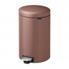 Κάδος με πεντάλ Brabantia NewIcon 1008849, 20 l, Ομαλό κλείσιμο, Αντιολισθητική βάση, Σατινέ φινίρισμα, Καφέ