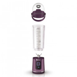 Φορητό μπλέντερ Ninja BC151EUPR, 530 ml, ατσάλινη λεπίδα με 6 λεπίδες, θρυμματισμός πάγου, έως 10 κύκλοι, χωρίς BPA, USB-C, Μωβ