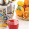 Πρέσα εσπεριδοειδών Ariete Positano JUICER 0413/0P, 85W, Μεταλλικό σώμα, Αθόρυβη λειτουργία, 2 εξαρτήματα, Λευκό/Κίτρινο