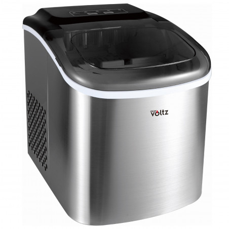 Παγομηχανή Oliver Voltz OV51447CS, 120W, 12kg/24 ώρες, 1.3 l, 9 κύβοι ανά κύκλο λειτουργίας, ένδειξη πάγου και νερού, Inox