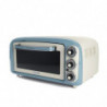 Ηλεκτρικός φούρνος Ariete VINTAGE 0979/05, 1380 W, 18 l, 3 λειτουργίες, Μέχρι 230C, Διπλό θερμικό γυαλί, Χρονοδιακόπτης 60 λεπτά, Λευκό/Μπλε