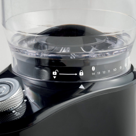 Ηλεκτρικός μύλος καφέ Ariete COFFEE GRINDER 3023/00, 200W, 200 g, 14 επίπεδα άλεσης, 2-12 φλιτζάνια, Μαύρο