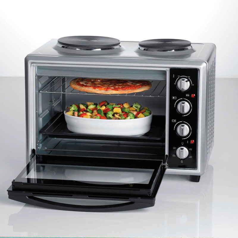 Ariete Bon Cuisine 995, 1500W, 40 l, Χρονοδιακόπτης, 4 θέσεις ψησίματος, Inox