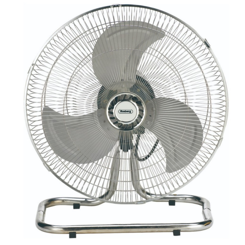 Ανεμιστήρας γενικής χρήσης Rosberg 3in1 R51760J18, 70W, 18", 3 στάδια, Επιτοίχια τοποθέτηση, Αθόρυβη λειτουργία, Χρώμιο/Μαύρο