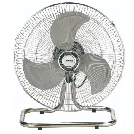 Ανεμιστήρας γενικής χρήσης Rosberg 3in1 R51760J18, 70W, 18", 3 στάδια, Επιτοίχια τοποθέτηση, Αθόρυβη λειτουργία, Χρώμιο/Μαύρο