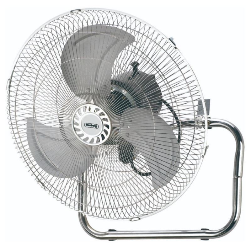 Ανεμιστήρας γενικής χρήσης Rosberg 3in1 R51760J18, 70W, 18", 3 στάδια, Επιτοίχια τοποθέτηση, Αθόρυβη λειτουργία, Χρώμιο/Μαύρο