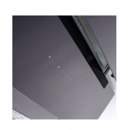 Luxell HANZ DA6-835, 140W, 650 m3/h, 60cm, Τηλεχειριστήριο, Οθόνη αφής, 3 ταχύτητες, LED, Γκρι