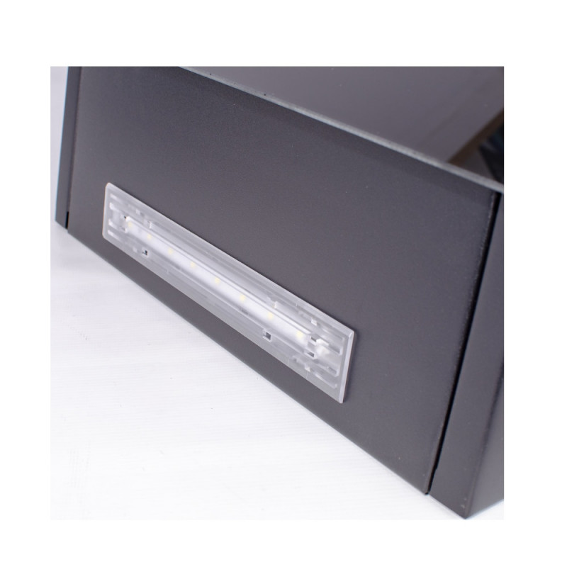 Luxell HANZ DA6-835, 140W, 650 m3/h, 60cm, Τηλεχειριστήριο, Οθόνη αφής, 3 ταχύτητες, LED, Γκρι