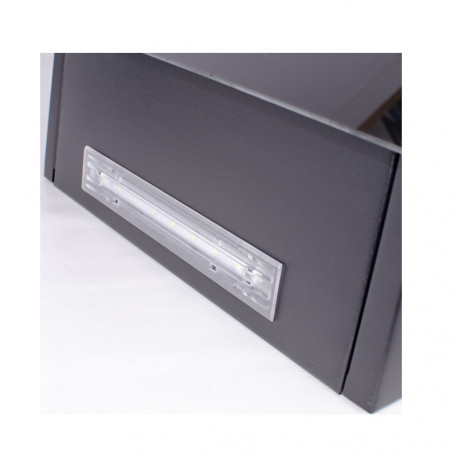 Luxell HANZ DA6-835, 140W, 650 m3/h, 60cm, Τηλεχειριστήριο, Οθόνη αφής, 3 ταχύτητες, LED, Γκρι