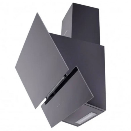 Luxell HANZ DA6-835, 140W, 650 m3/h, 60cm, Τηλεχειριστήριο, Οθόνη αφής, 3 ταχύτητες, LED, Γκρι
