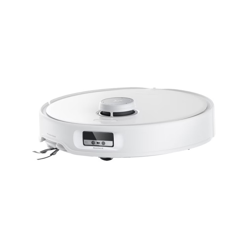 Ρομποτική ηλεκτρική σκούπα Roborock Q Revo Curv QRC02-00 , 18500 Pa, 6400 mAh, 66W, 3D χαρτογράφηση, LiDar, σταθμός φόρτισης, αυτονομία έως 4 ώρες, Λευκό