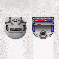 Ηλεκτρική σκούπα Dyson 360, 65 AW, 22000 Pa, 110000 rpm, 4 λειτουργίες, 360° οπτική πλοήγηση, Hyperdymium, Χαμηλό προφίλ, Μπλε/Νικελί
