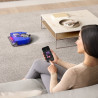 Ηλεκτρική σκούπα Dyson 360, 65 AW, 22000 Pa, 110000 rpm, 4 λειτουργίες, 360° οπτική πλοήγηση, Hyperdymium, Χαμηλό προφίλ, Μπλε/Νικελί