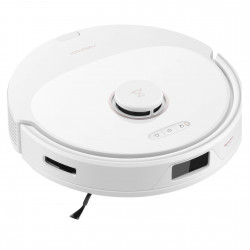 Ρομποτική ηλεκτρική σκούπα Roborock Q8 max+ Q8MP02-00, 59W, Wi-Fi, Φωνητικός έλεγχος, 5500 Pa, Στεγνός και υγρός καθαρισμός, Αυτονομία έως 240 λεπτά, Λευκό/μαύρο
