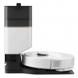 Ρομποτική ηλεκτρική σκούπα Roborock Q8 max+ Q8MP02-00, 59W, Wi-Fi, Φωνητικός έλεγχος, 5500 Pa, Στεγνός και υγρός καθαρισμός, Αυτονομία έως 240 λεπτά, Λευκό/μαύρο