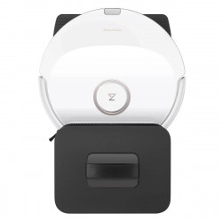 Ρομποτική ηλεκτρική σκούπα Roborock Q8 max+ Q8MP02-00, 59W, Wi-Fi, Φωνητικός έλεγχος, 5500 Pa, Στεγνός και υγρός καθαρισμός, Αυτονομία έως 240 λεπτά, Λευκό/μαύρο