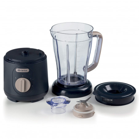 Μπλέντερ Ariete BREAKFAST 0576/03, 500W, 1.5 l, 2 ταχύτητες + παλμός, 4 ατσάλινες λεπίδες, Μαύρο