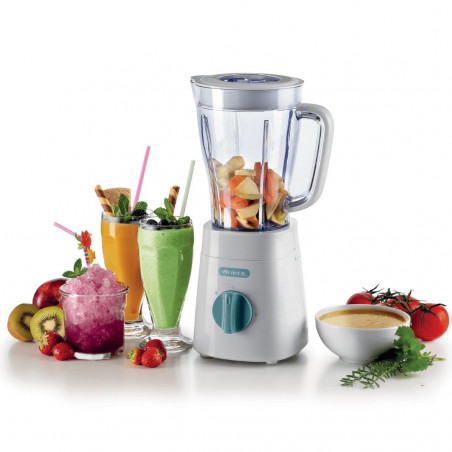 Μπλέντερ Ariete BREAKFAST 0576/04, 500W, 1,5 l, 2 ταχύτητες + παλμός, 4 ατσάλινες λεπίδες, Λευκό